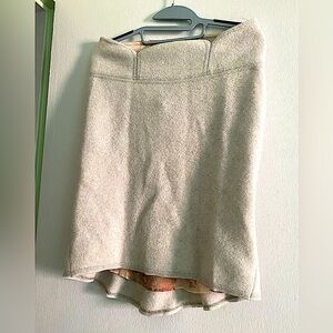 BRUNO MANETTI VINTAGE WOOL SKIRT, SIZE 44(10)